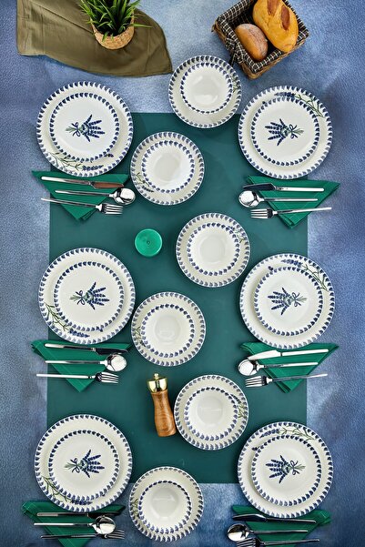 Cooker 24 Parça Porselen Yemek Takımı CKR4222