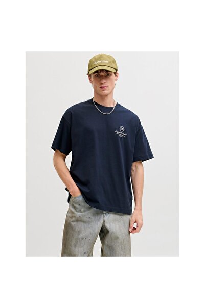 Jack & Jones Niagara muška tamnoplava majica (12293422-SKYC)