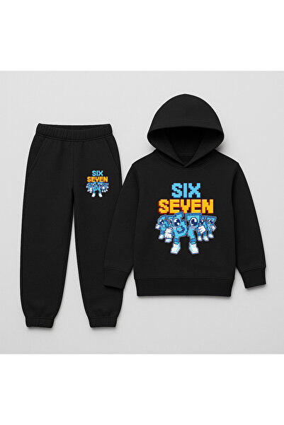 SVART WEAR ΠΑΙΔΙΚΟ ΣΕΤ ΦΟΡΜΑΣ ΜΕ ΣΧΕΔΙΑΣΜΟ SIX SEVEN, ΣΕΤ 2 ΤΕΜΑΧΙΩΝ ΦΟΡΜΑΣ Μ...