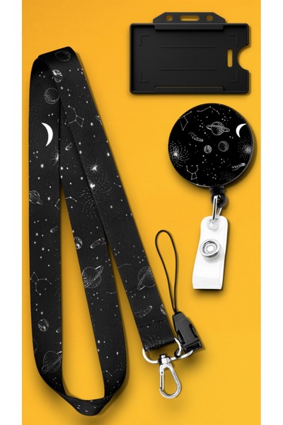 chic crazze Cosmic Galaxy and Constellations Neck Strap Lanyard Phone Strap L...