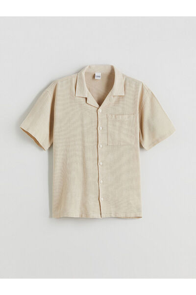 LC Waikiki Özmarka Нова колекция къса ръкава момчешка риза