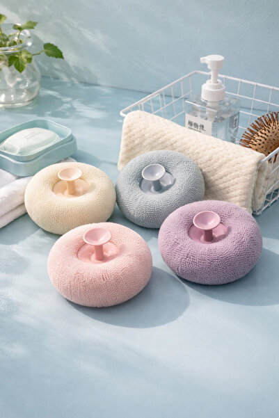 Tilbe Home Vantuzlu Banyo Lifi Vücut Kesesi - Hızlı Köpüren Yumuşak Banyo Sün...