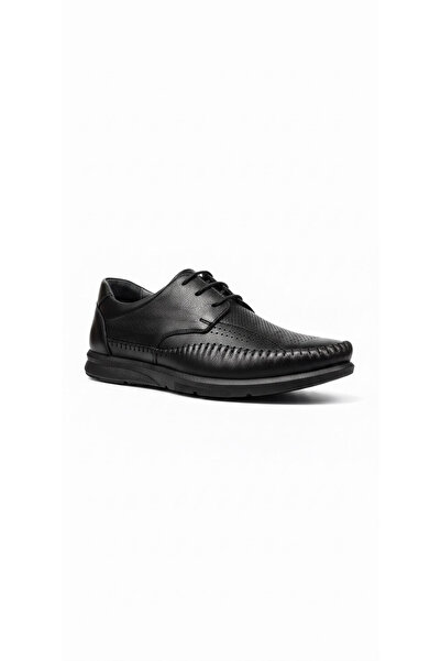 Ustalar Ayakkabı Çanta Black Men's Genuine Leather Shoes 719.021