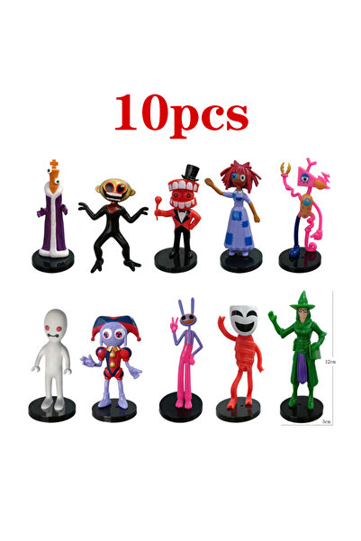 Choice1 8-12 سم، 10 قطع، 6-12 قطعة، شخصيات كرتونية، مجسمات من مادة PVC، سيرك ...