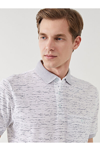 LC Waikiki Νέα σεζόν Polo γιακά με κοντό μανίκι με σχέδιο Pique Ανδρικό Tisor...