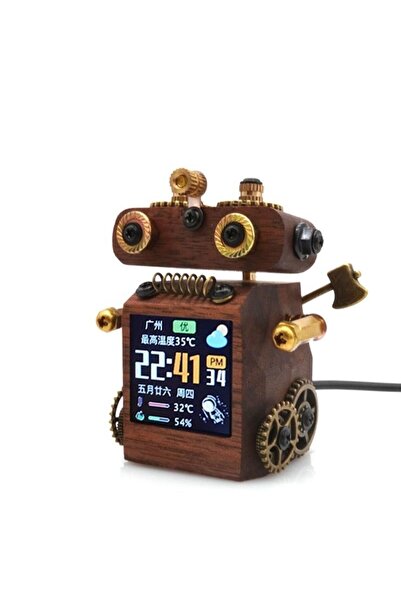 plentiful Wifi Masaüstü Hava Durumu Saat Masa Trendy Akıllı Renkli Ekran Sd2 ...