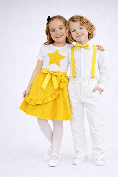 Kuraff Giyim 23 April 29 October Girls' Suit - Boys' Suit Show Combination