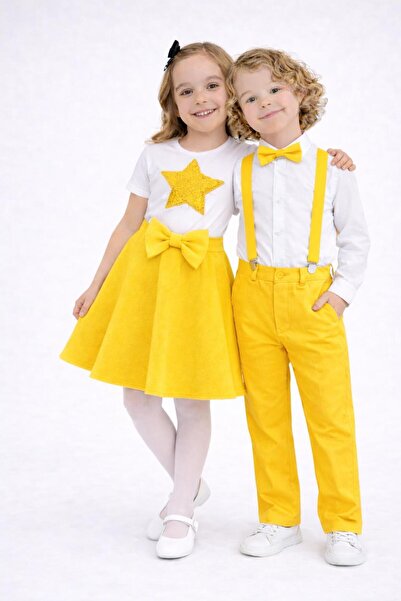 Kuraff Giyim 23 April 29 October Girls' Suit - Boys' Suit Show Combination
