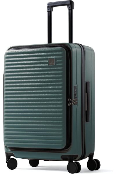 Tereplus 24-inch Travel Bag Expandable & Deep Storage - Dark Green