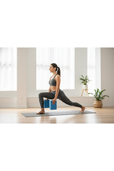 MaxTech Max Tech Profesyonel Yoga Bloğu - Yüksek Yoğunluklu EVA Köpük Destek ...