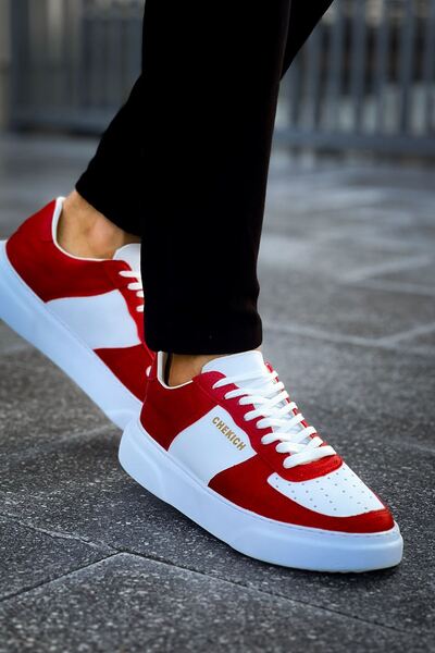 Mhoda Shoes RLX-087 Kenton Ανδρικά αθλητικά παπούτσια με κορδόνια CBT - Λευκό...