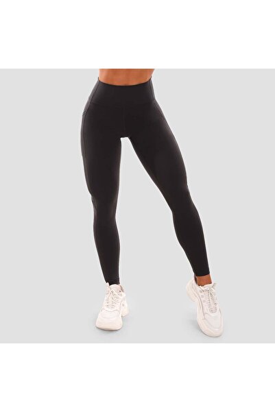 GymBeam Colanți cu panouri din plasă pentru femei, negri