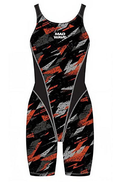 Mad Wave Детски бански костюм Kneeskin Junior PBT M1 за момичета