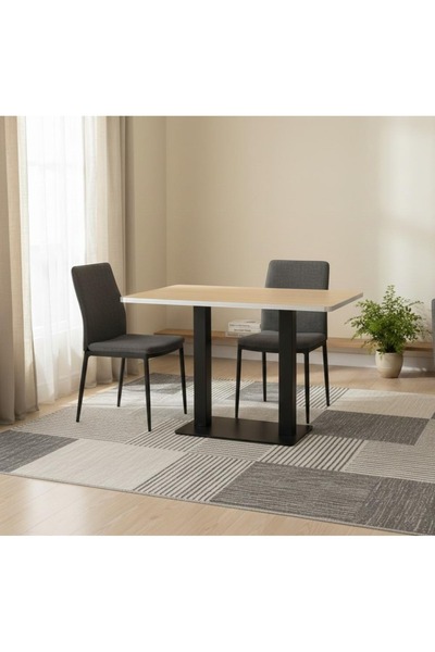 DEC13 Modern dining table with an elegant design, 120cm