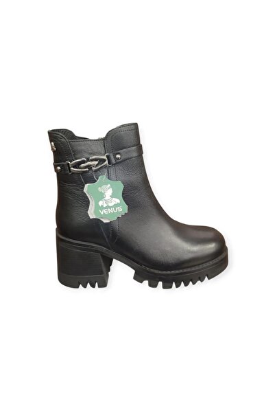 Venüs 2450902K PLATFORM TOPUK KAYMAZ KÜRKLÜ DERİ KADIN BOT