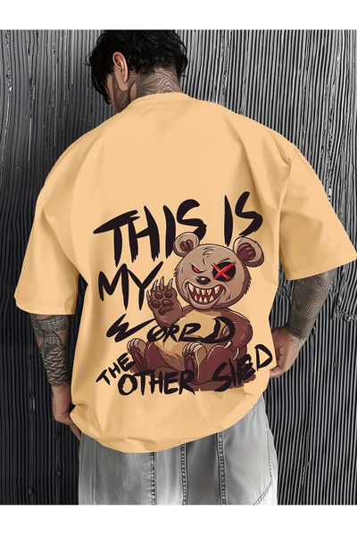 GHZAL Home Collection Women's crew neck short sleeve back print regular fit y...