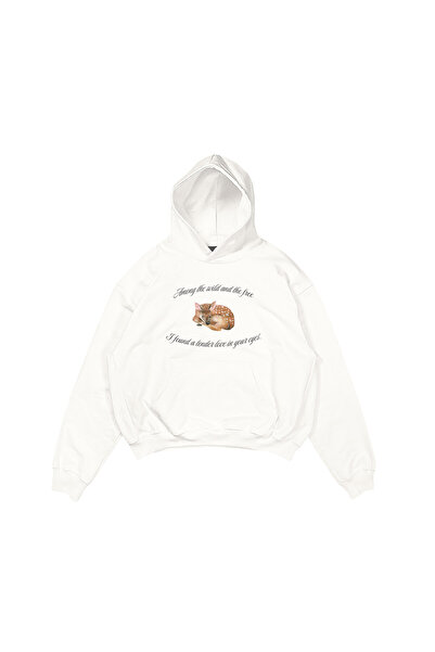 lethestudios Wild & Free Baksılı Hooded Hoodie