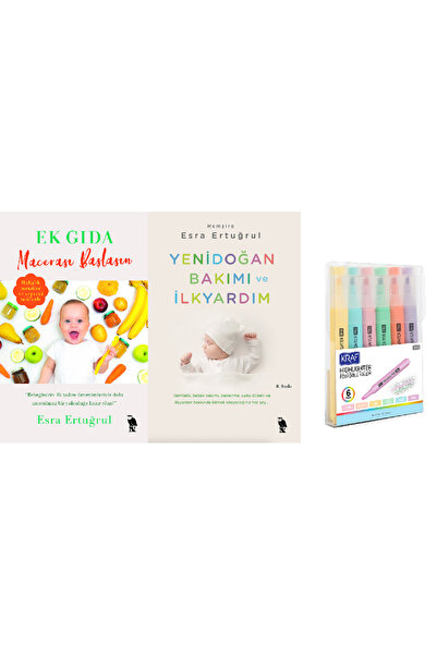 Nemesis Kitap Ek Gıda Macerası Başlasın + Yenidoğan Bakımı ve İlkyardım 2 Kit...