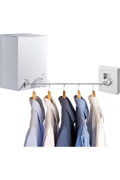 Shopura مجفف الملابس التشيكية - حبل تجفيف الملابس الذي لا يشغل مساحة - شماعة ...