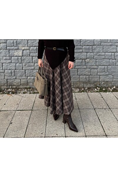 Rita Ekose kahve rengi etek