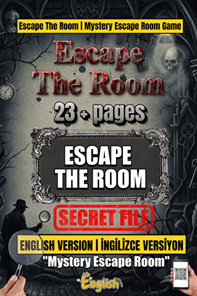 GameBulance Escape The Room Game English Murder Mystery Case File | İngilizce...