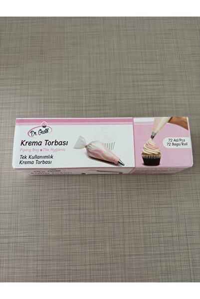 Dr. Gusto Krema Sıkma Torbası Büyük Boy 72 Adet