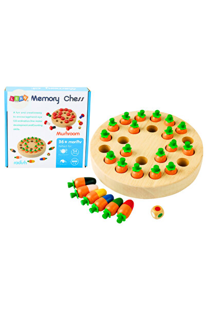 Three top online Family Memory Game Carrots Wooden