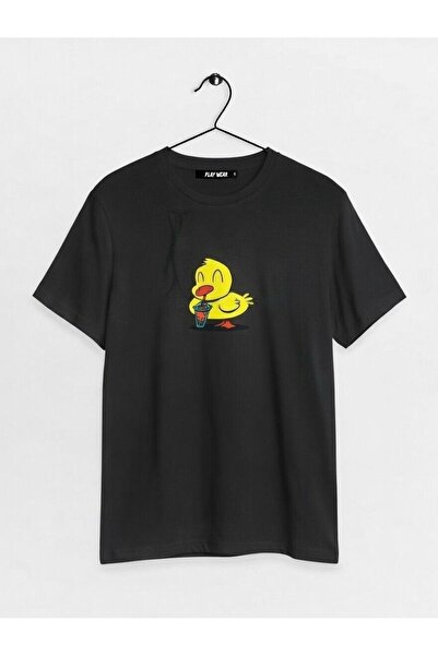 playwear PLAY WEAR Tricou unisex supradimensionat cu design rață urâtă, imprimat