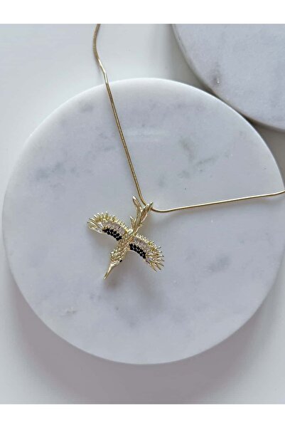 CHARMLUCKY ÇELİK ANKA KUŞU KOLYE