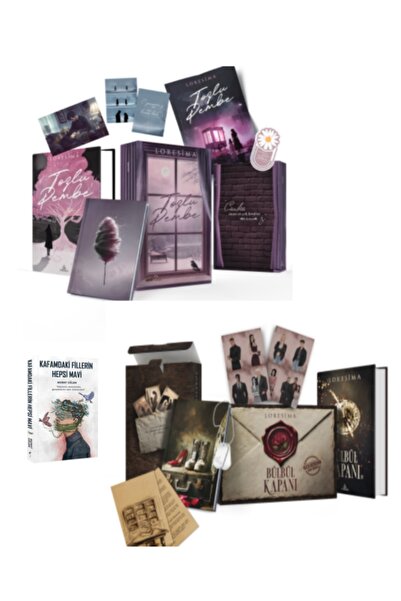 Ephesus Yayınları Tozlu Pembe 1 Ciltli Kutulu , Bülbül Kapanı 4 Ciltli Kutulu...