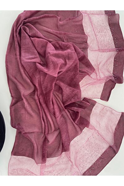 Bohemian Solid Color Burgundy Silk Stone Evening Dress Shawl