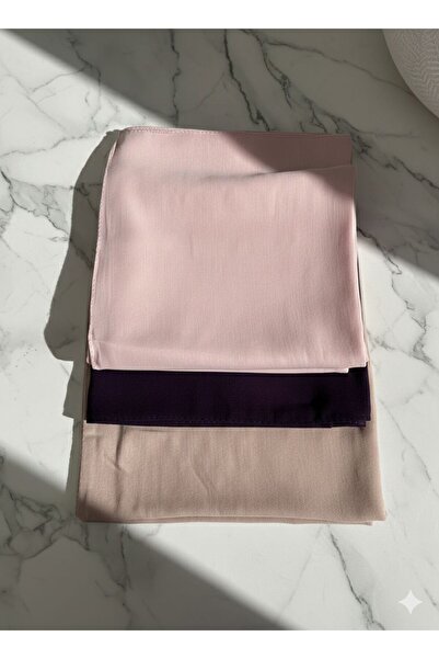 BSA طقم من 3 قطع من القماش القطني، مقاس 100x100، قماش قطني ناعم، طقم من 3 قطع...