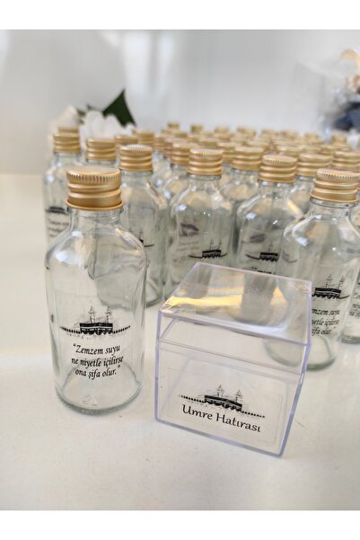 Rüya Zemzem suyu şişesi ve Hurma kabı (10 adet)