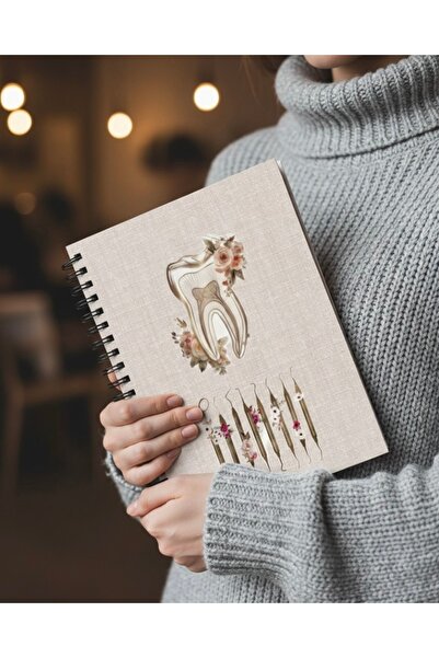 elviano Diş Hekimi Meslek Temalı kişiye özel 40 yaprak defter