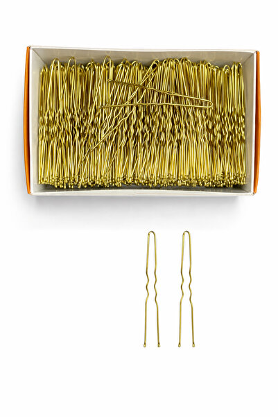 OEM Ace de păr tip U aurii pentru coc – set profesional coafură