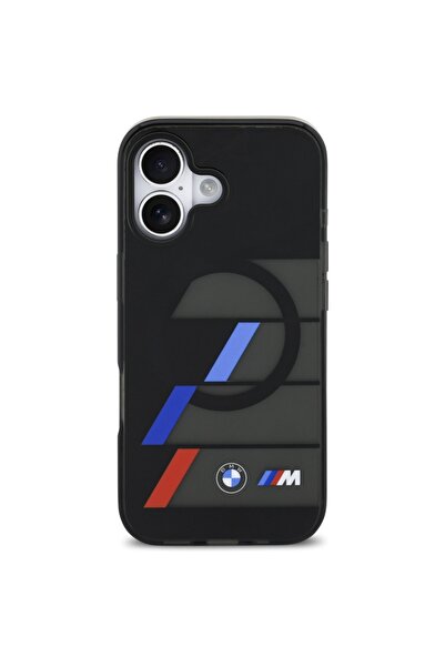 BMW Carcasă M IML Tricolor cu MagSafe pentru iPhone 17 - Neagră