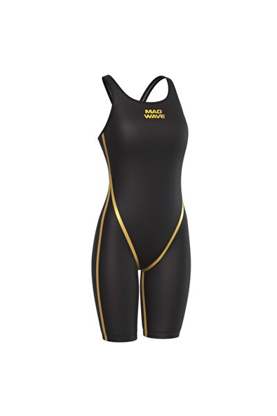 Mad Wave Kadın Yarış Mayosu Forceshell Siyah - Siyah - M/UK28/70