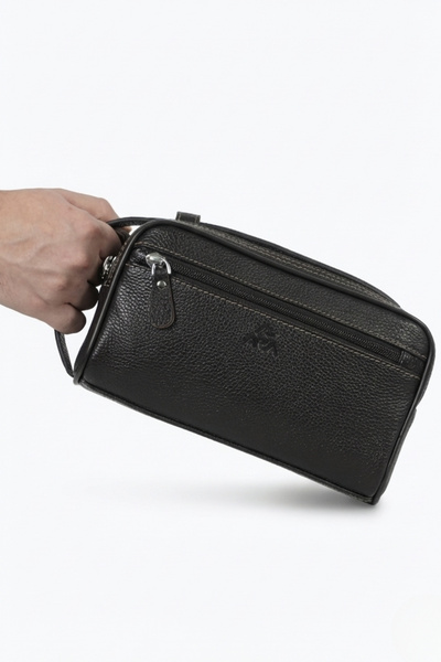 Aka Deri 206 حقيبة محفظة AKA باللون البني-البني