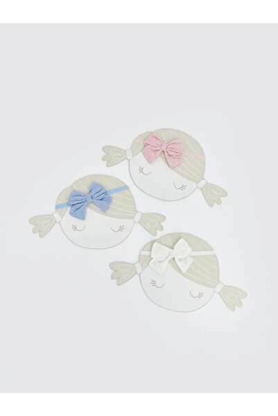 LC Waikiki Baby Girl Hair Band with Bow Figure, 3-Piece (S6)
