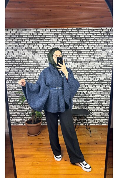 ZarülAAy fashıon Kaşe panço standart beden