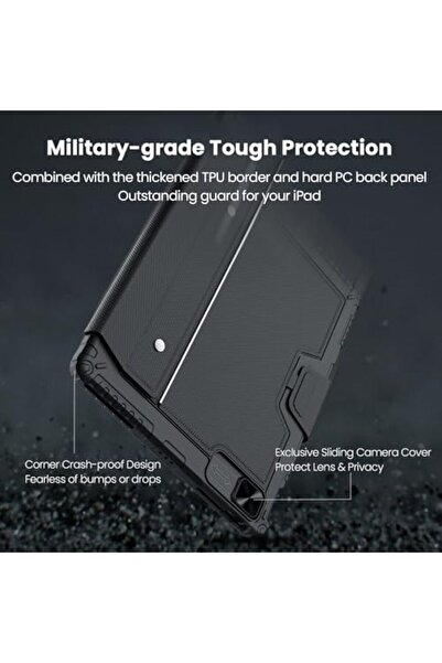 STOREMAX iPad Air 13 inç (M2, 2024), iPad Pro 12.9 Klavyeli Kılıf (6./5./4./3...