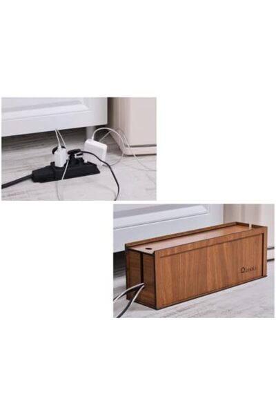 STOREMAX Menvysell Kablo Kutusu, Kablo Priz Düzenleyici Organizer, Dekoratif ...