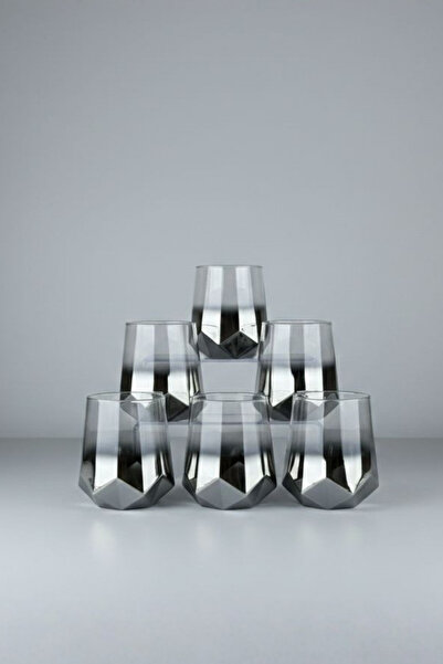 rova tr Amber Series Titanium Coated Modern Water Glasses Premium Set of 6 - ...