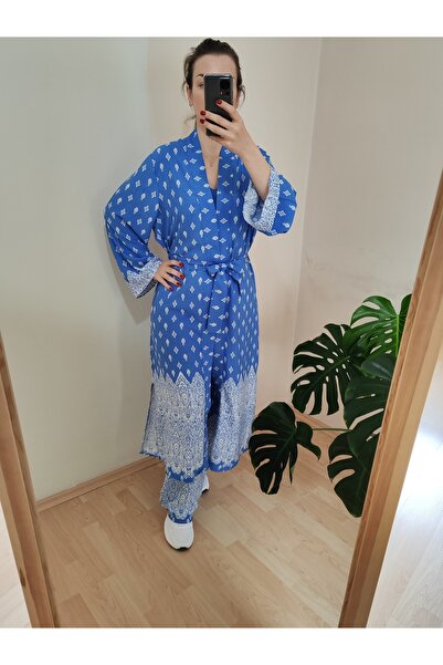 Esperar Tunik Pantolon Dokuma Viskon Takım