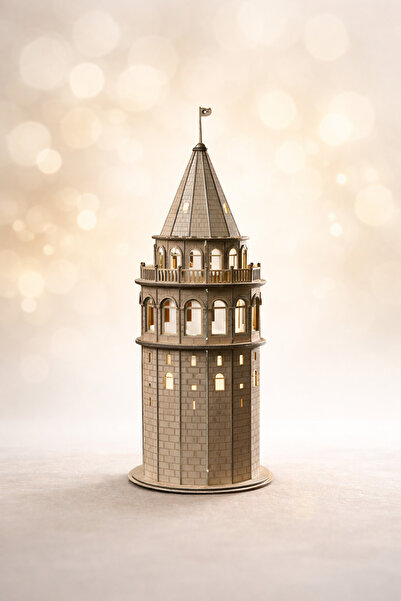 ch woodline Ledli Ahşap Akçağaç Galata Kulesi