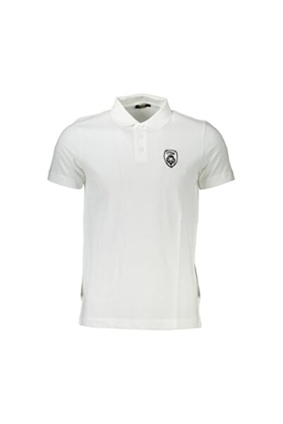 Cavalli Class Tricou polo bărbătesc, alb, 100% bumbac