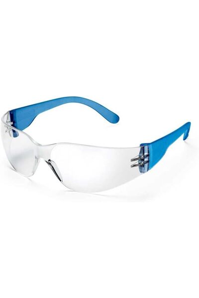 STOREMAX Focus Şeffaf Koruyucu Gözlük, İş Güvenliği için Genel Amaçlı Kullanı...