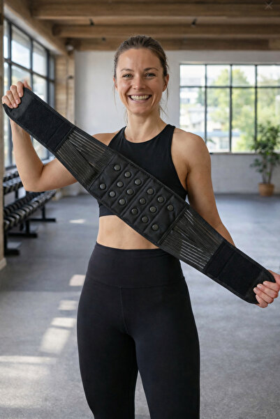 UVERTE Manyetik Bel Korsesi Ağrı Giderici Medikal Bel Destek Kemeri Mıknatısl...