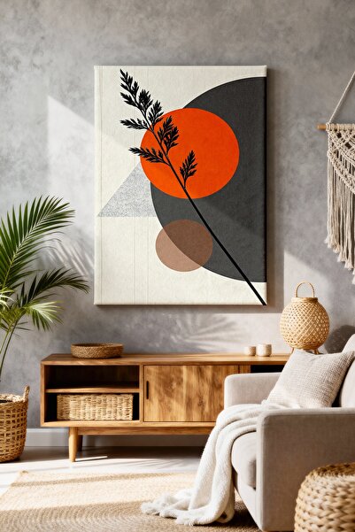 ART NEST DEKOR BOHEM YARIM DAİRELİ CANVAS TABLO