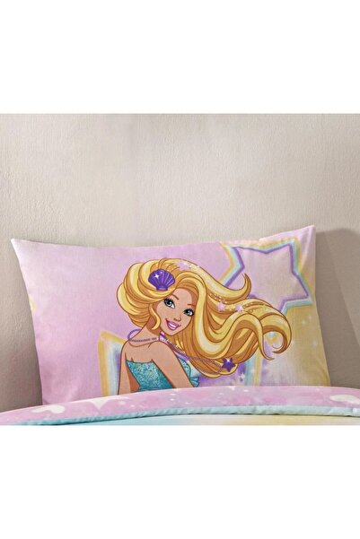 Taç Zorluteks Licensed Barbie Patterned 100% Cotton Fabric 1 Piece Pillowcase...
